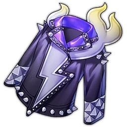 Band's Leather Jacket With Studs, Band of Sizzling Thunder body | Honkai: Star Rail