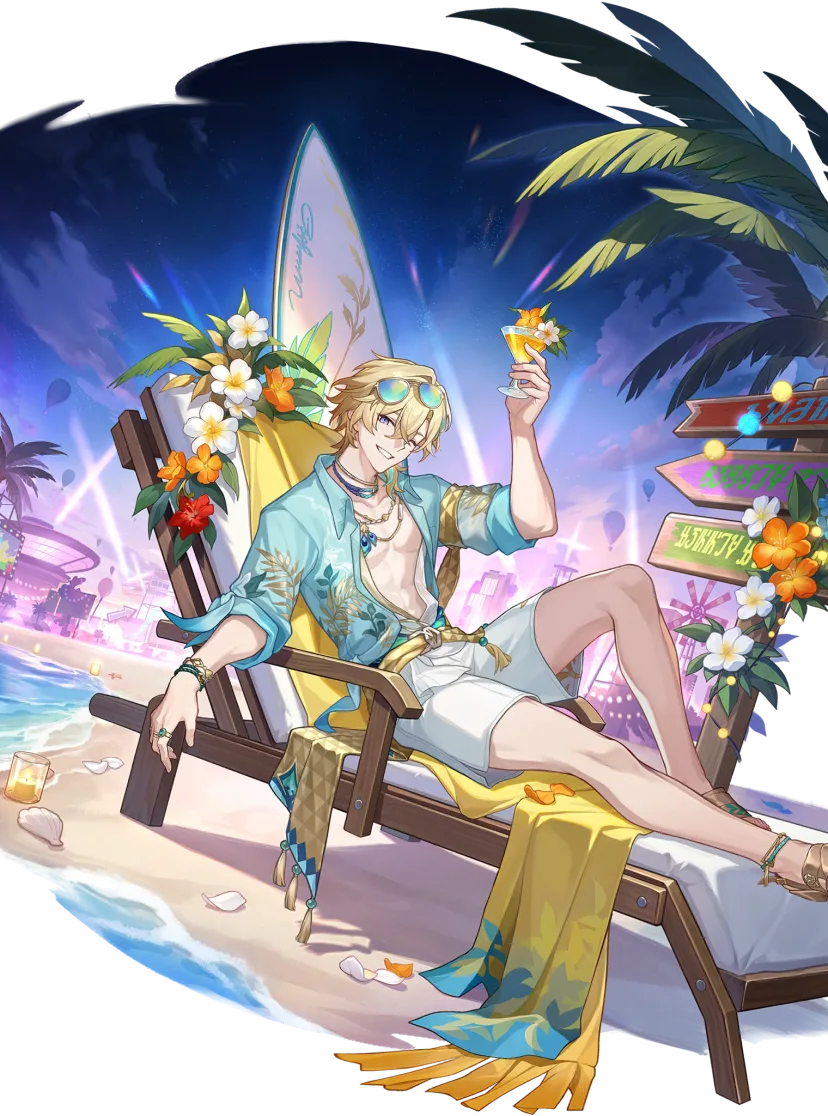 Aventurine • Waveflair, Quantum Elation character | Honkai: Star Rail